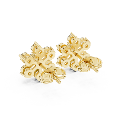 Six Petal Radiance Studs