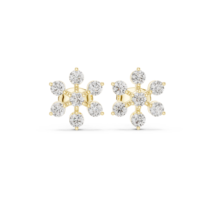 Six Petal Radiance Studs
