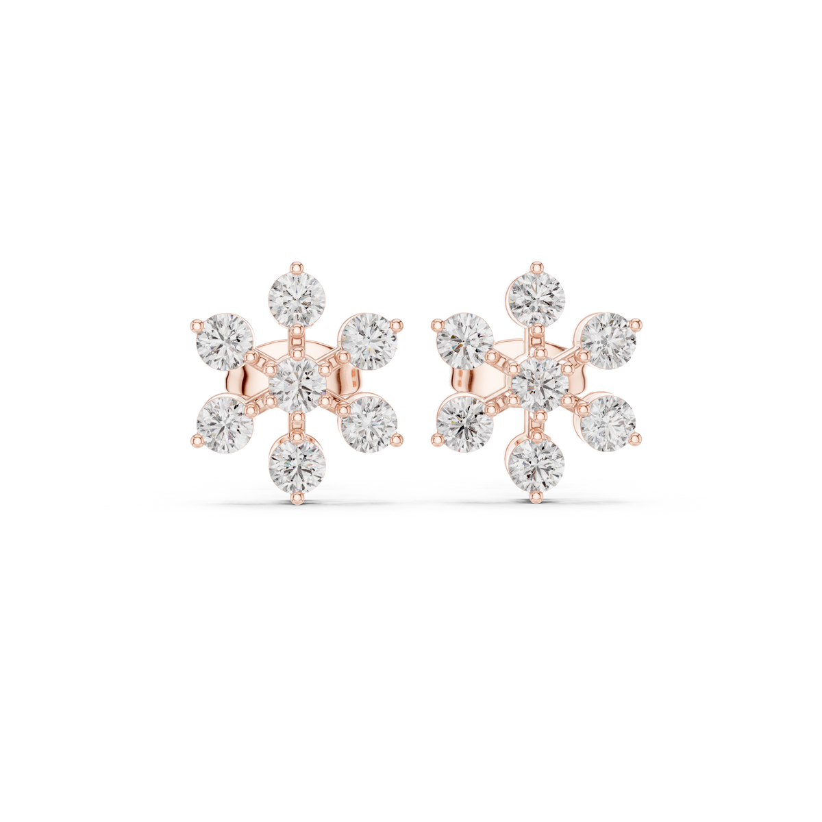 Six Petal Radiance Studs