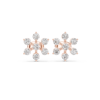 Six Petal Radiance Studs