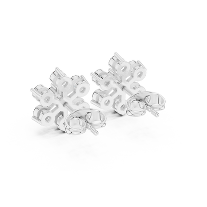 Six Petal Radiance Studs