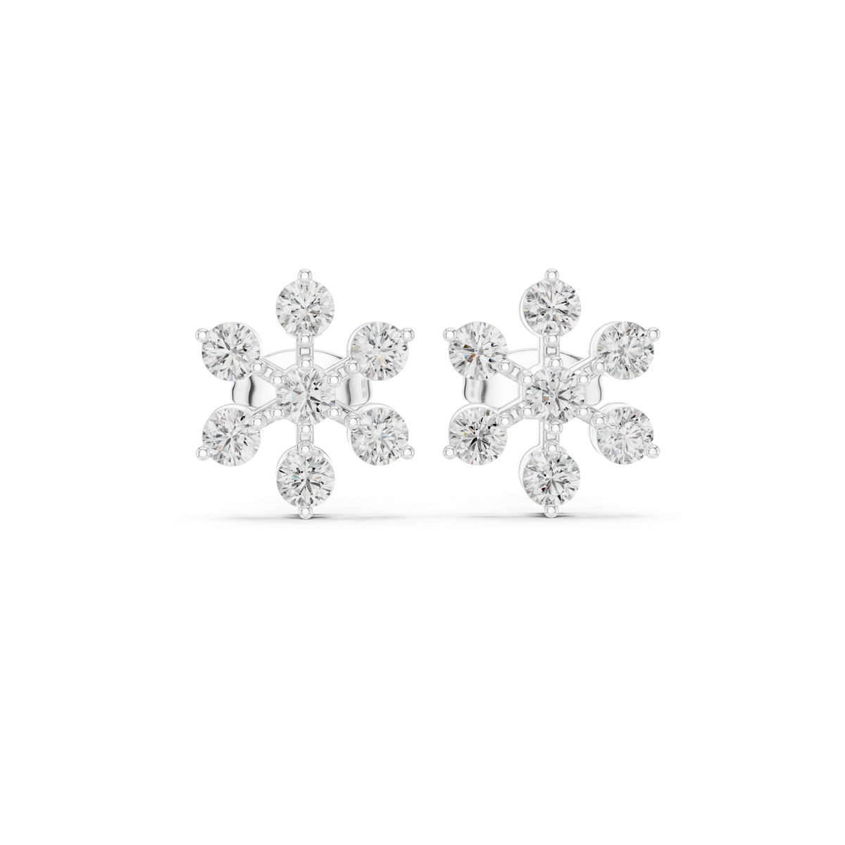 Six Petal Radiance Studs