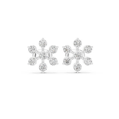 Six Petal Radiance Studs