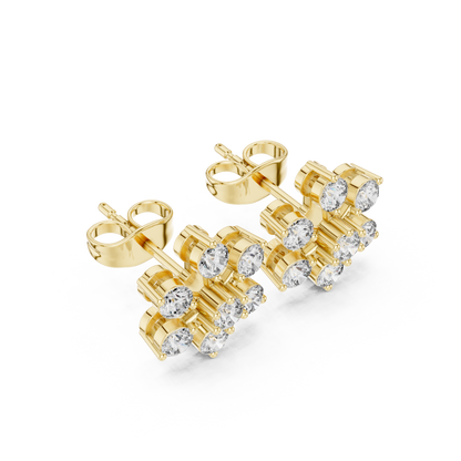 Six Petal Radiance Studs