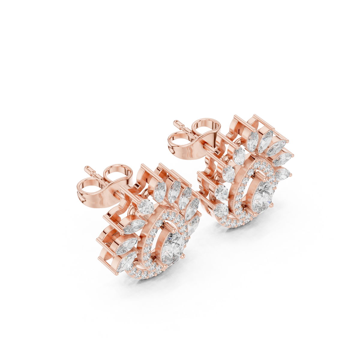 Pear Petal Radiance Studs