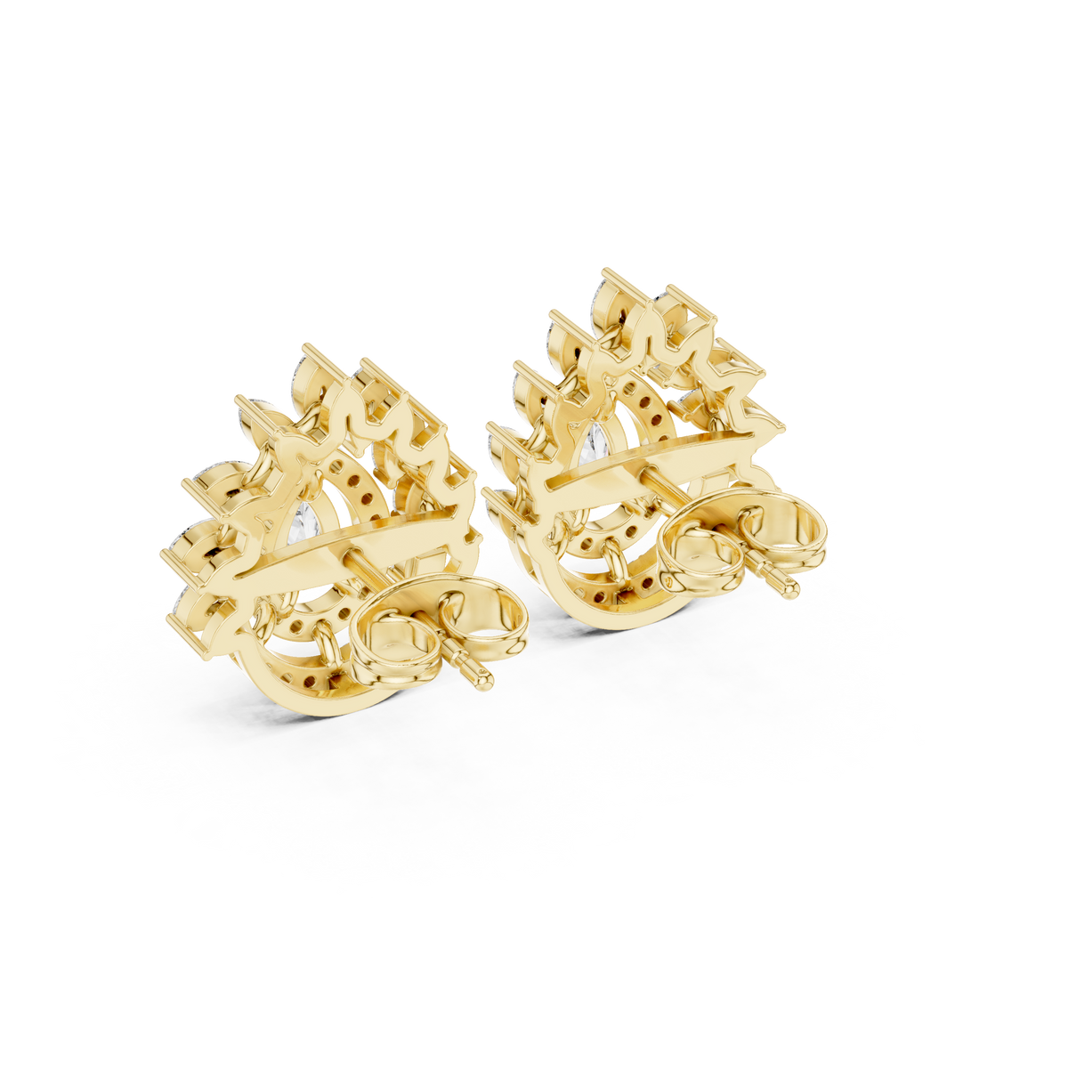 Pear Petal Radiance Studs