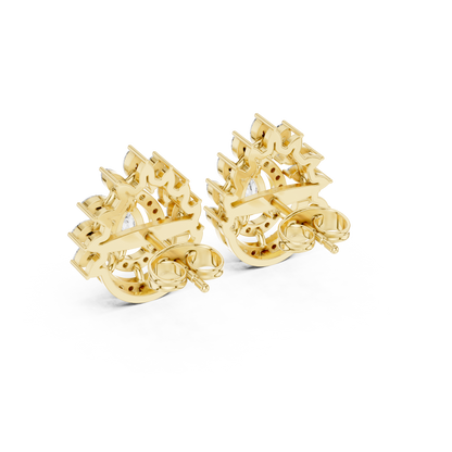 Pear Petal Radiance Studs