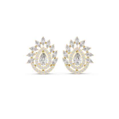 Pear Petal Radiance Studs