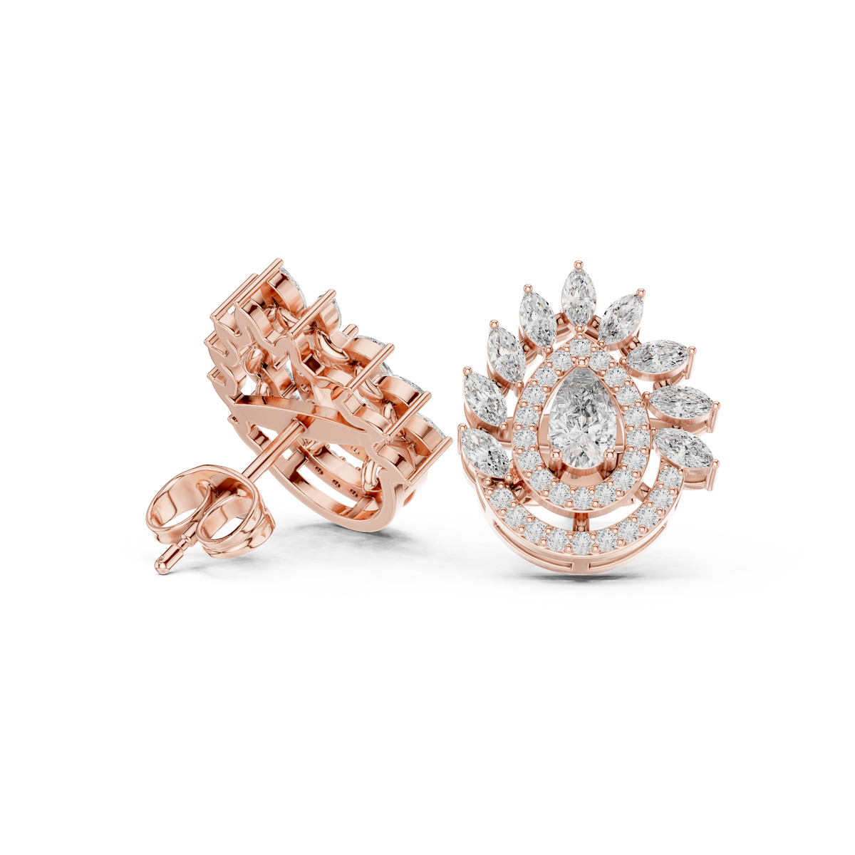 Pear Petal Radiance Studs