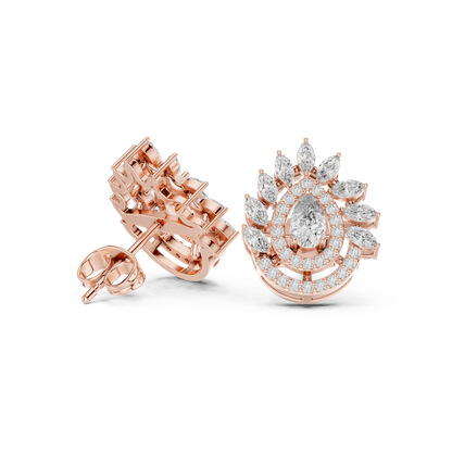 Pear Petal Radiance Studs
