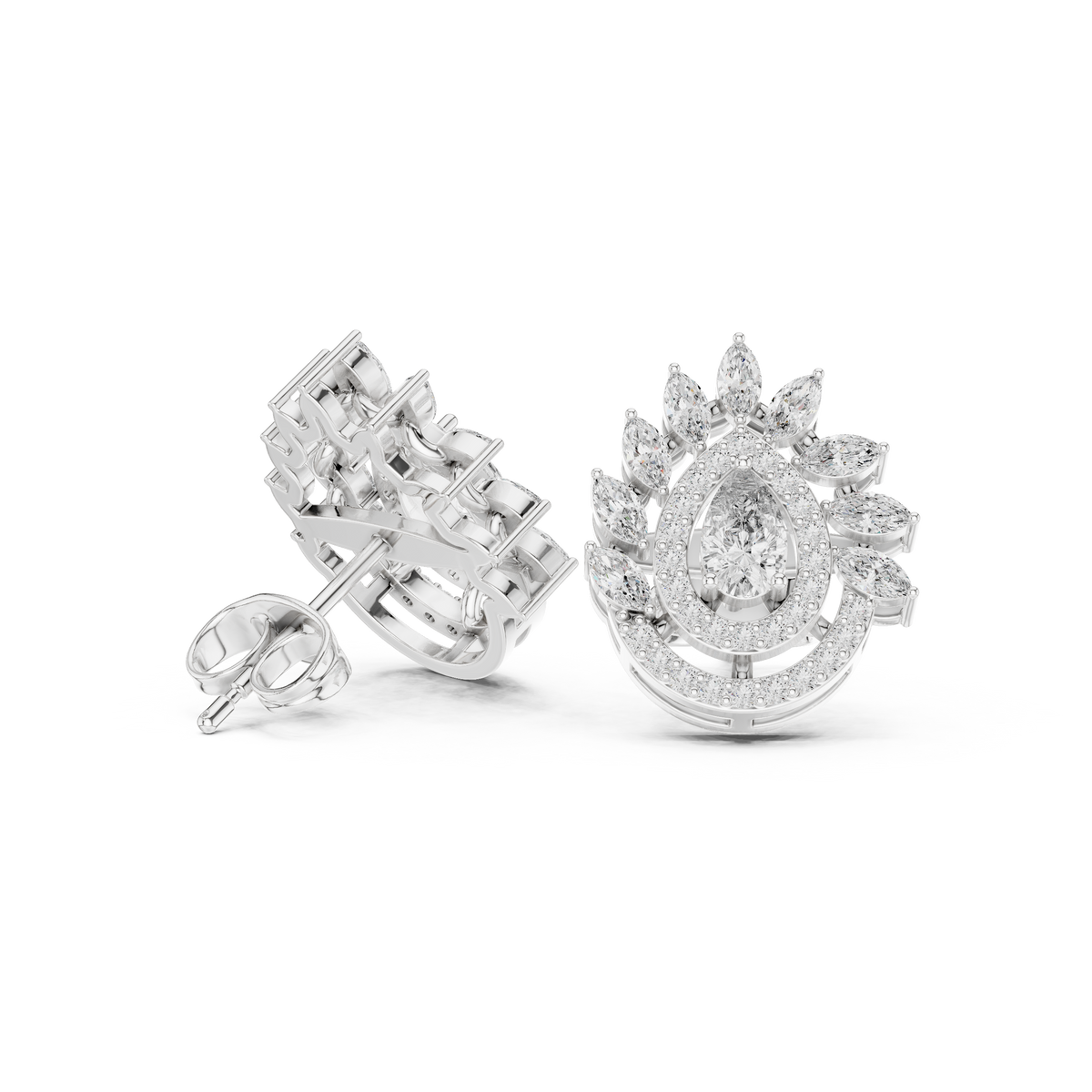 Pear Petal Radiance Studs