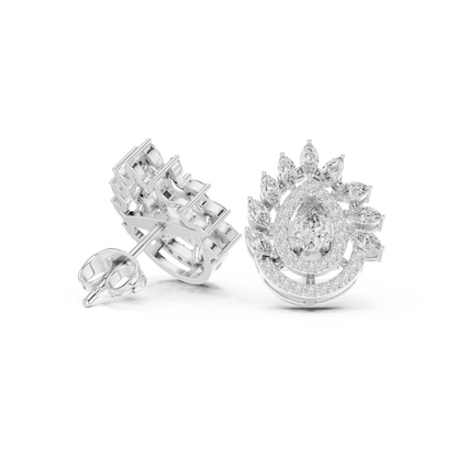 Pear Petal Radiance Studs