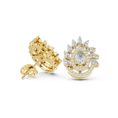 Pear Petal Radiance Studs