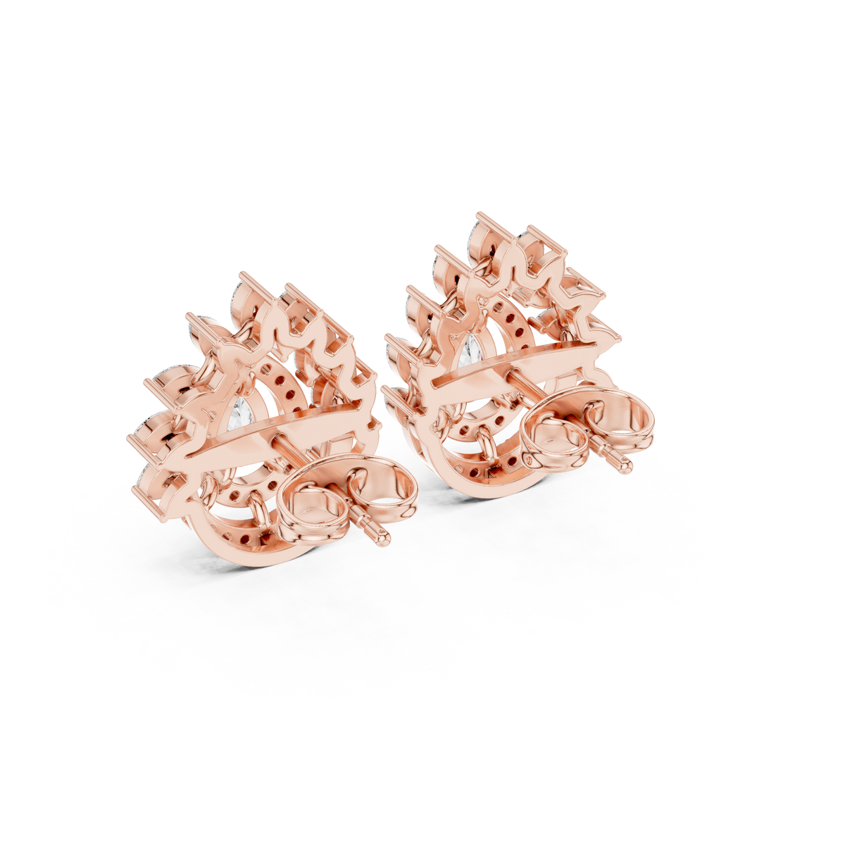 Pear Petal Radiance Studs