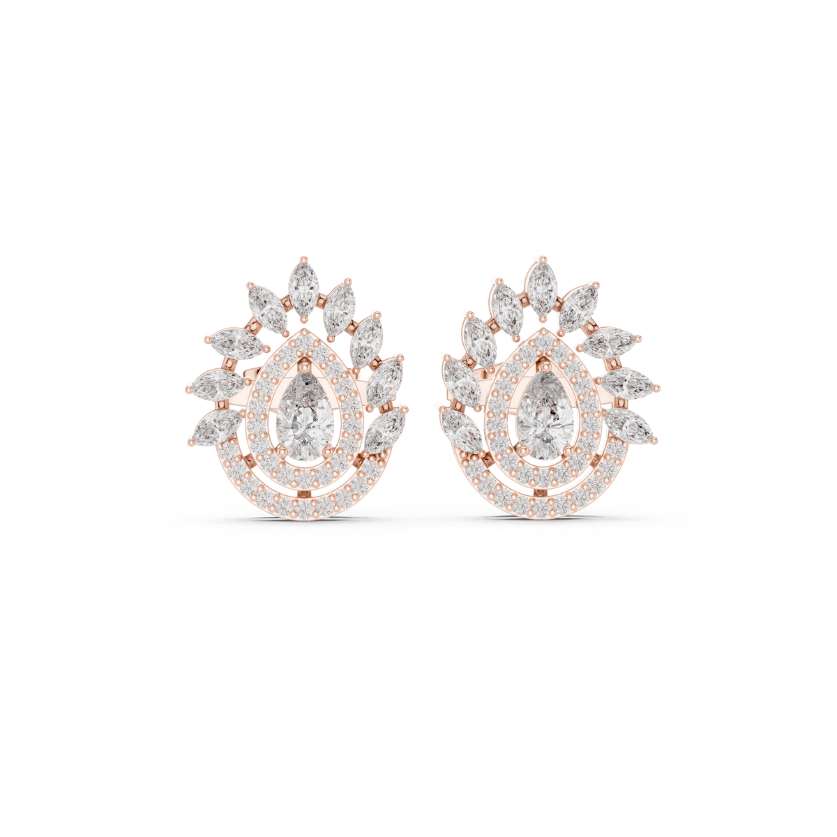 Pear Petal Radiance Studs