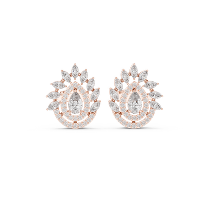Pear Petal Radiance Studs