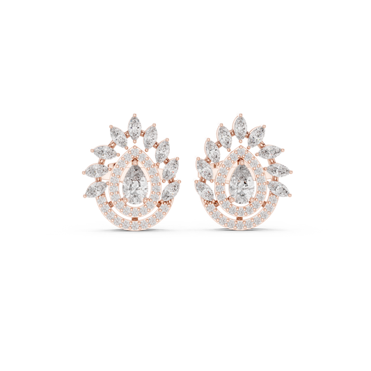 Pear Petal Radiance Studs