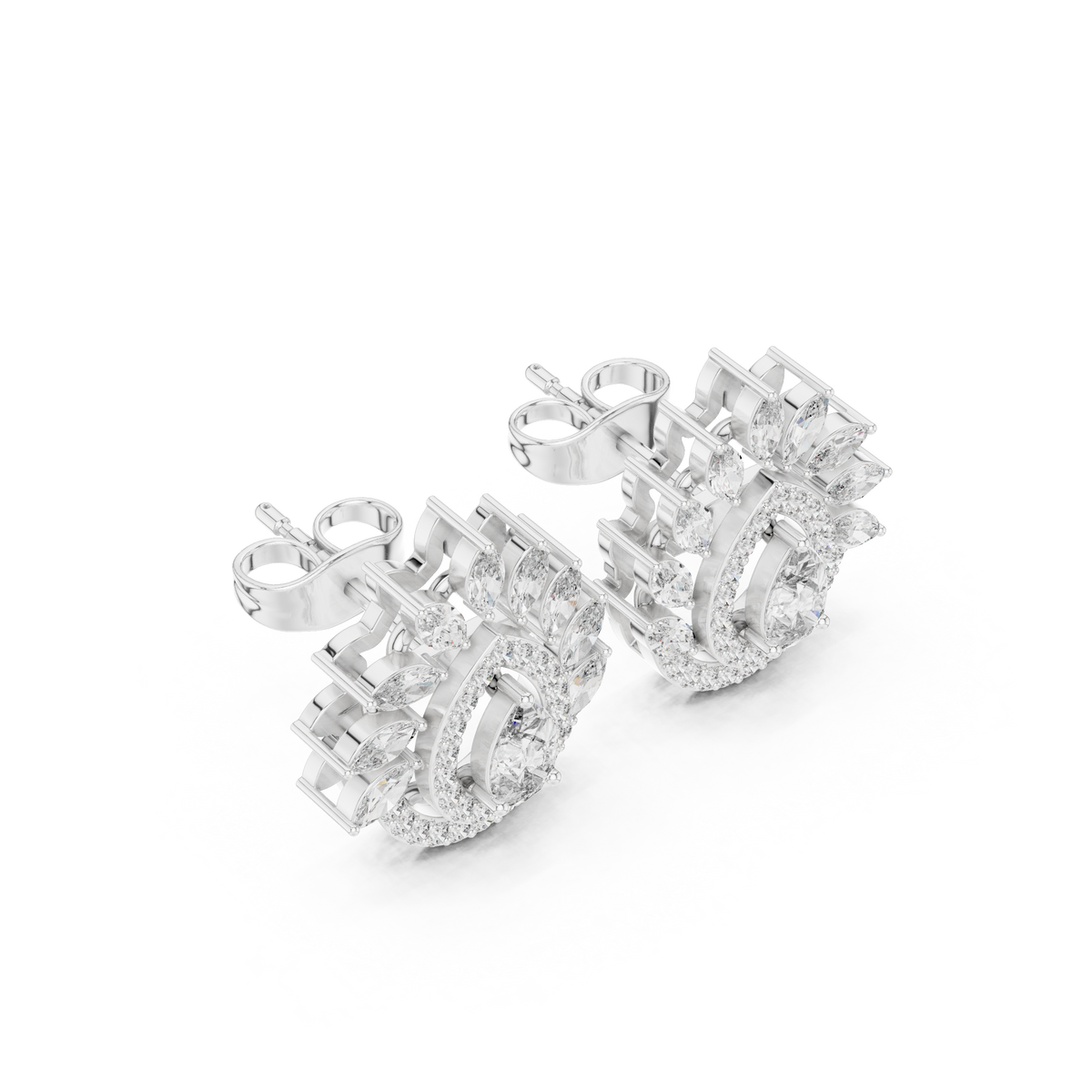 Pear Petal Radiance Studs