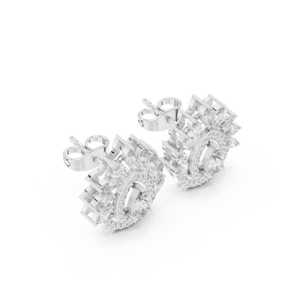 Pear Petal Radiance Studs