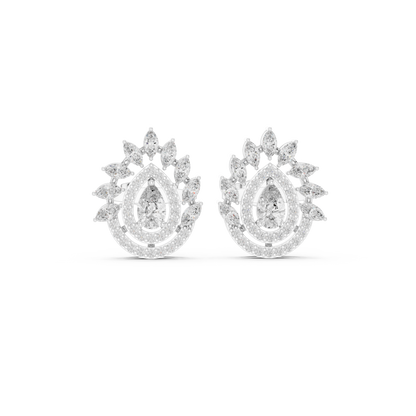 Pear Petal Radiance Studs