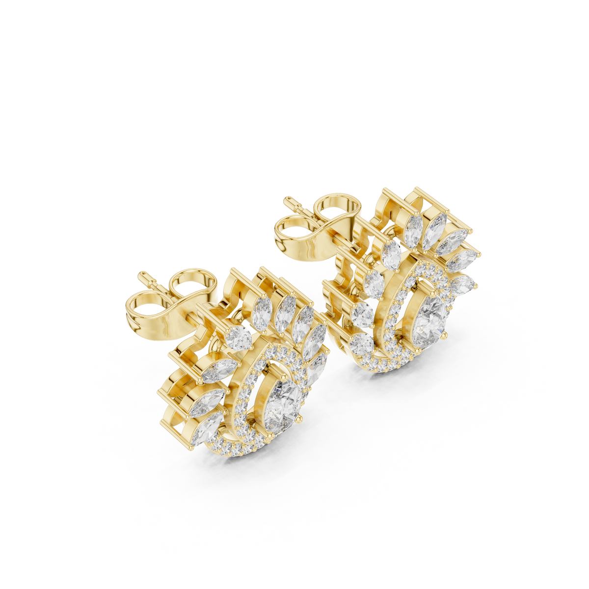 Pear Petal Radiance Studs