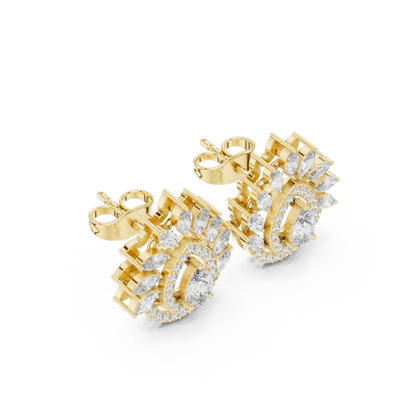 Pear Petal Radiance Studs