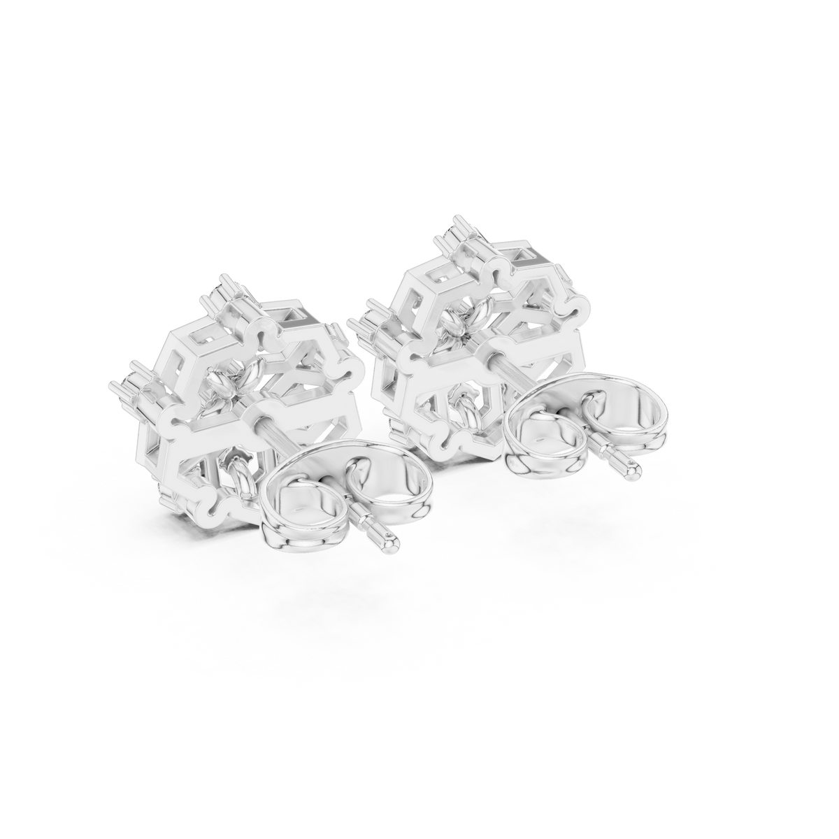 Honeycomb Radiance Floral Studs