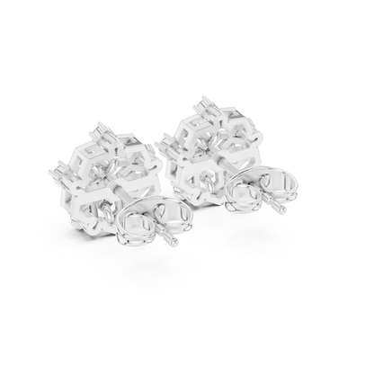 Honeycomb Radiance Floral Studs
