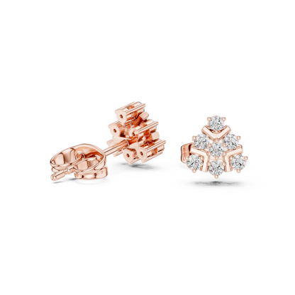 Angular Petal Brilliance Studs