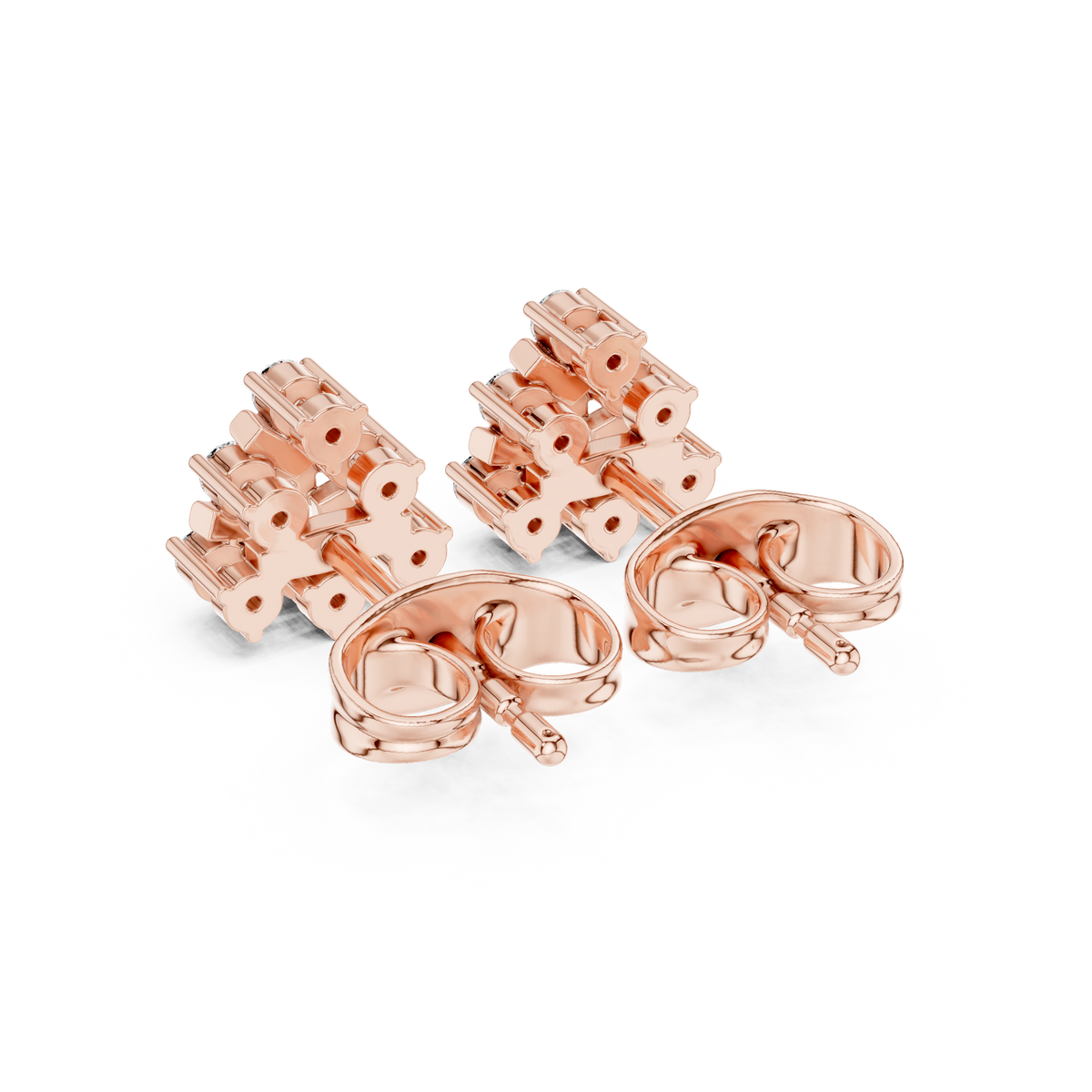 Angular Petal Brilliance Studs
