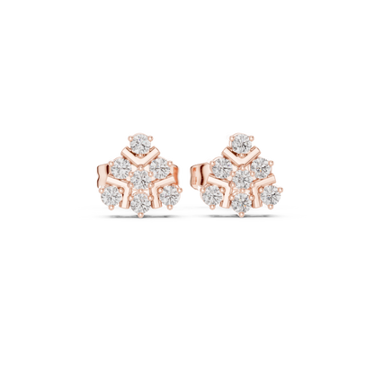 Angular Petal Brilliance Studs