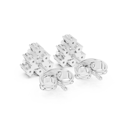 Angular Petal Brilliance Studs