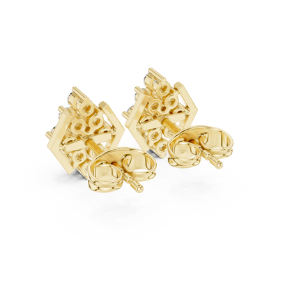 Geometric Bloom Frame Studs