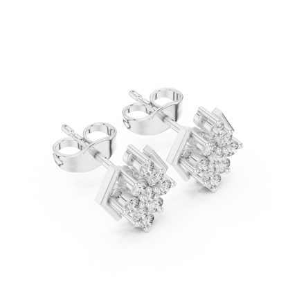 Geometric Bloom Frame Studs
