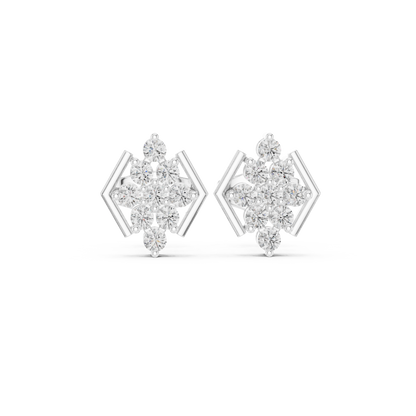Geometric Bloom Frame Studs