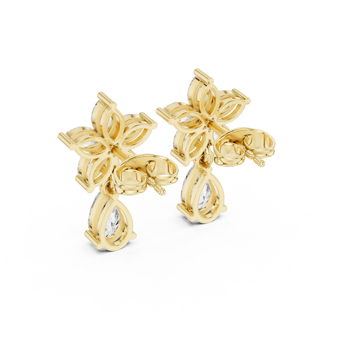 Pear Blossom Cascade Drop Earring
