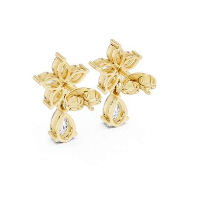 Pear Blossom Cascade Drop Earring