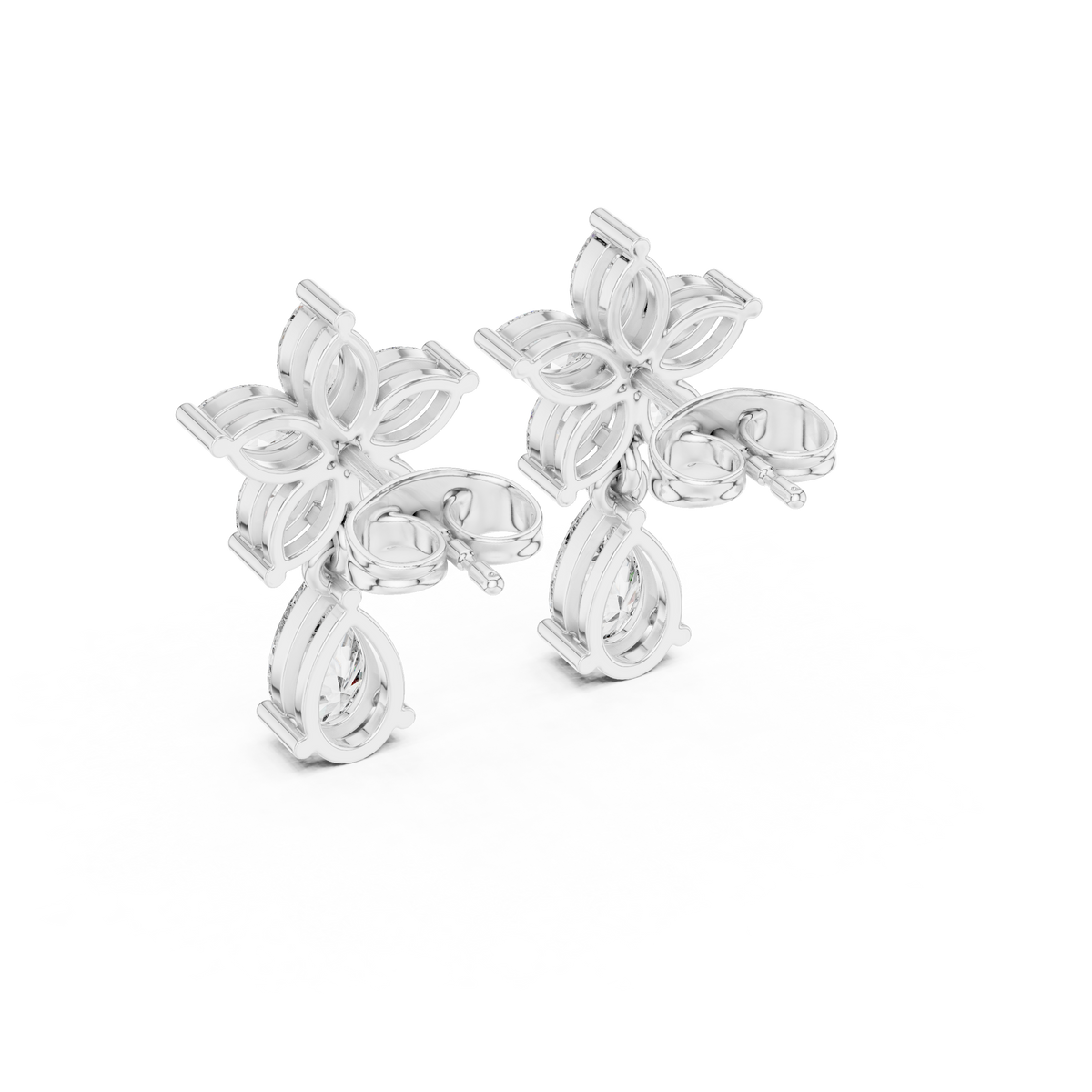 Pear Blossom Cascade Drop Earring