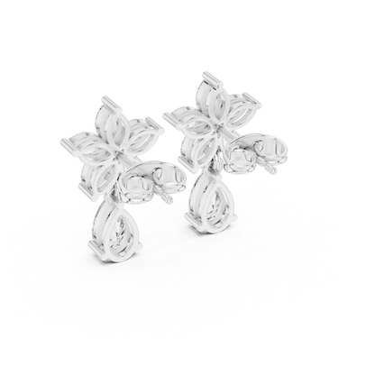 Pear Blossom Cascade Drop Earring