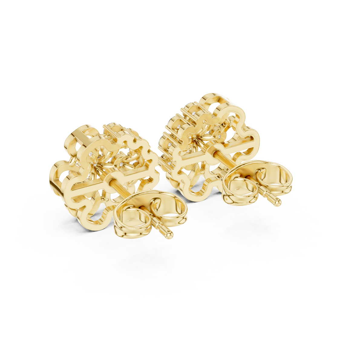 Lattice Bloom Radiance Studs