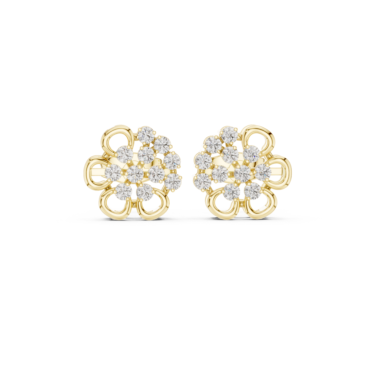 Lattice Bloom Radiance Studs