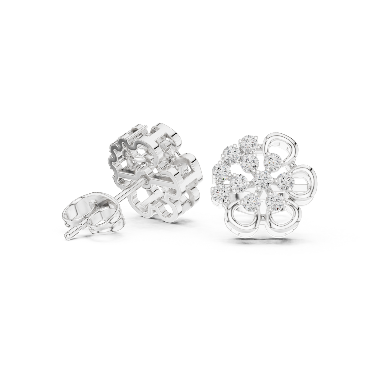 Lattice Bloom Radiance Studs