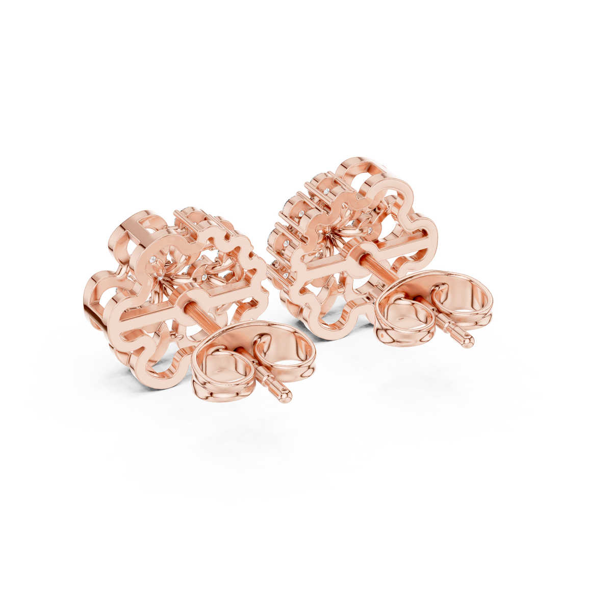 Lattice Bloom Radiance Studs