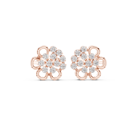 Lattice Bloom Radiance Studs