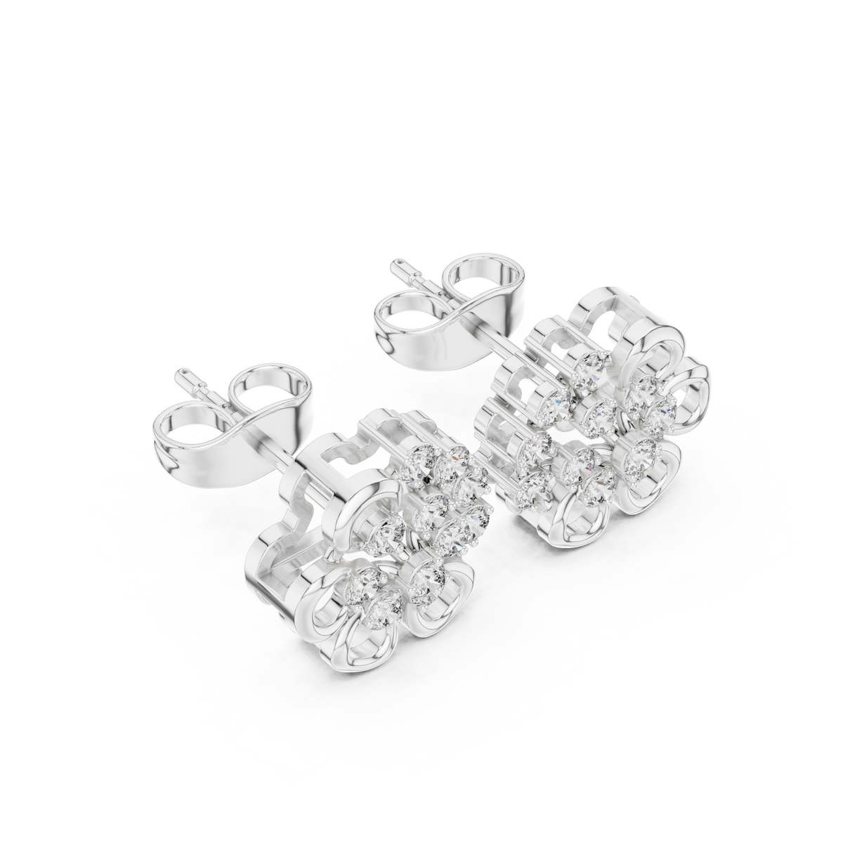 Lattice Bloom Radiance Studs
