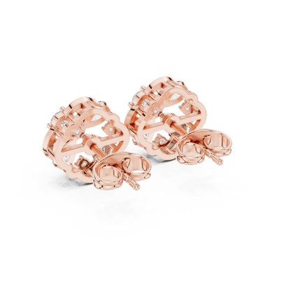 Clover Petal Lattice Studs
