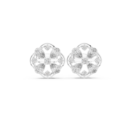 Clover Petal Lattice Studs