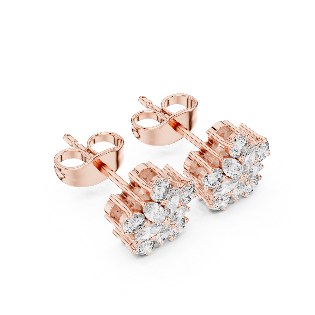 Marquise Bloom Radiance Studs