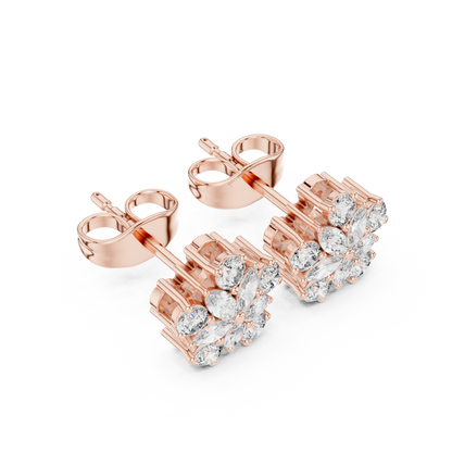 Marquise Bloom Radiance Studs