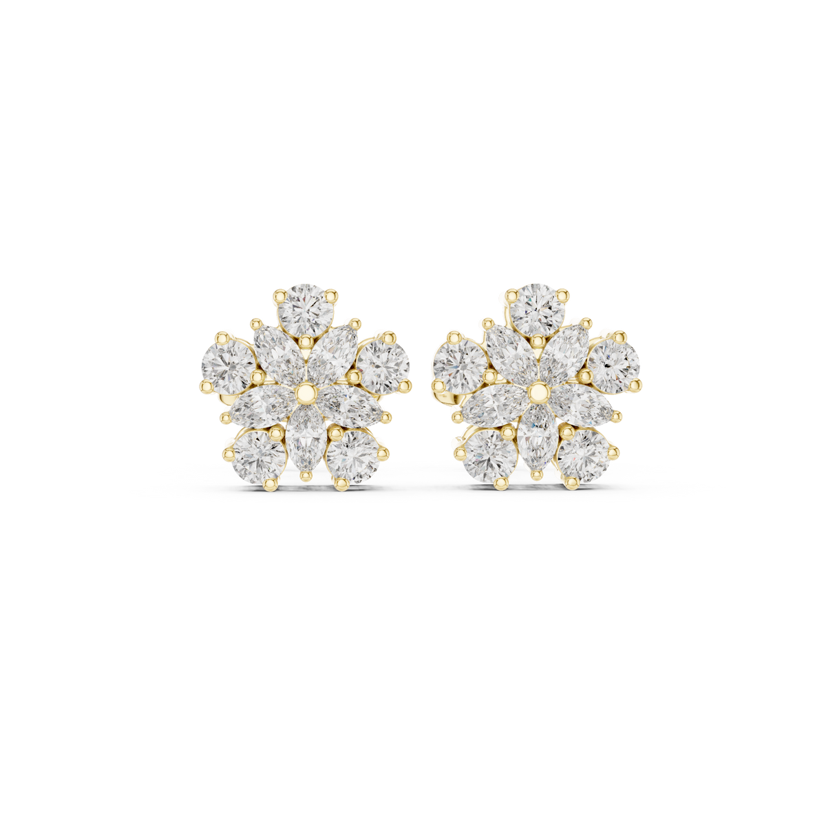 Marquise Bloom Radiance Studs